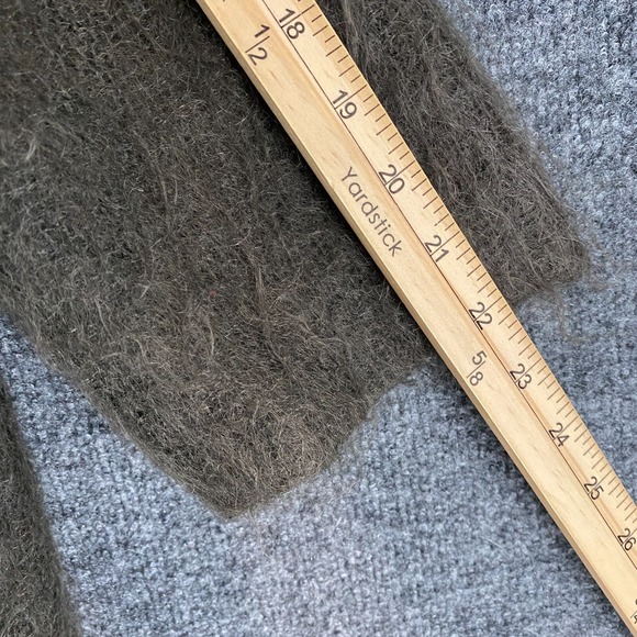 Vintage Alexon Jacket Womens M Mohair Fuzzy Open Front Old Money Quiet Luxury - Picture 11 of 11